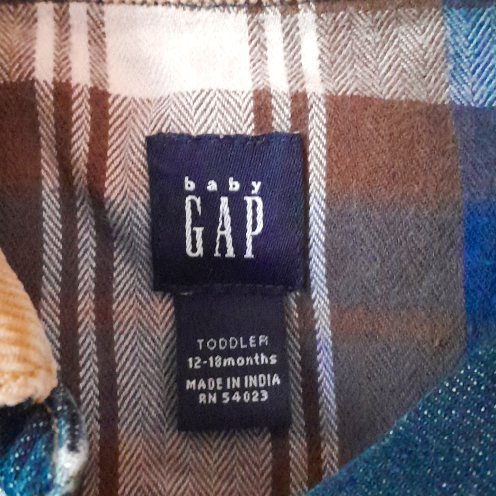 Baby Gap Pendleton back, toddler 12-18 months - Picture 7 of 7